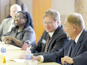 Council candidates address the public